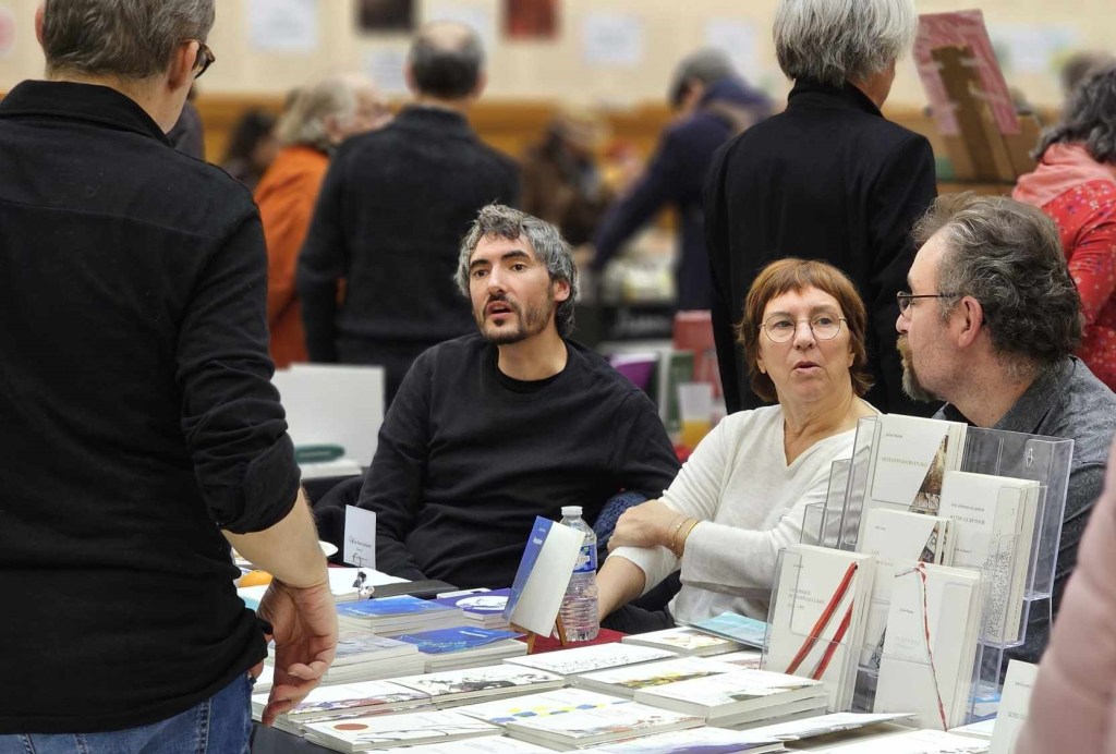 Clément Bollenot Marie Tafforeau Jean Marc Flahaut Marché de la poésie de Lille Le Chat polaire