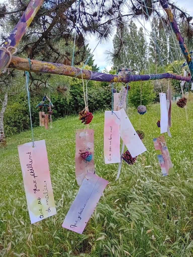 108 vœux Mélanie Leblanc, projet de poésie à l'école