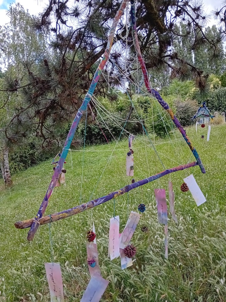 108 vœux Mélanie Leblanc, projet de poésie à l'école