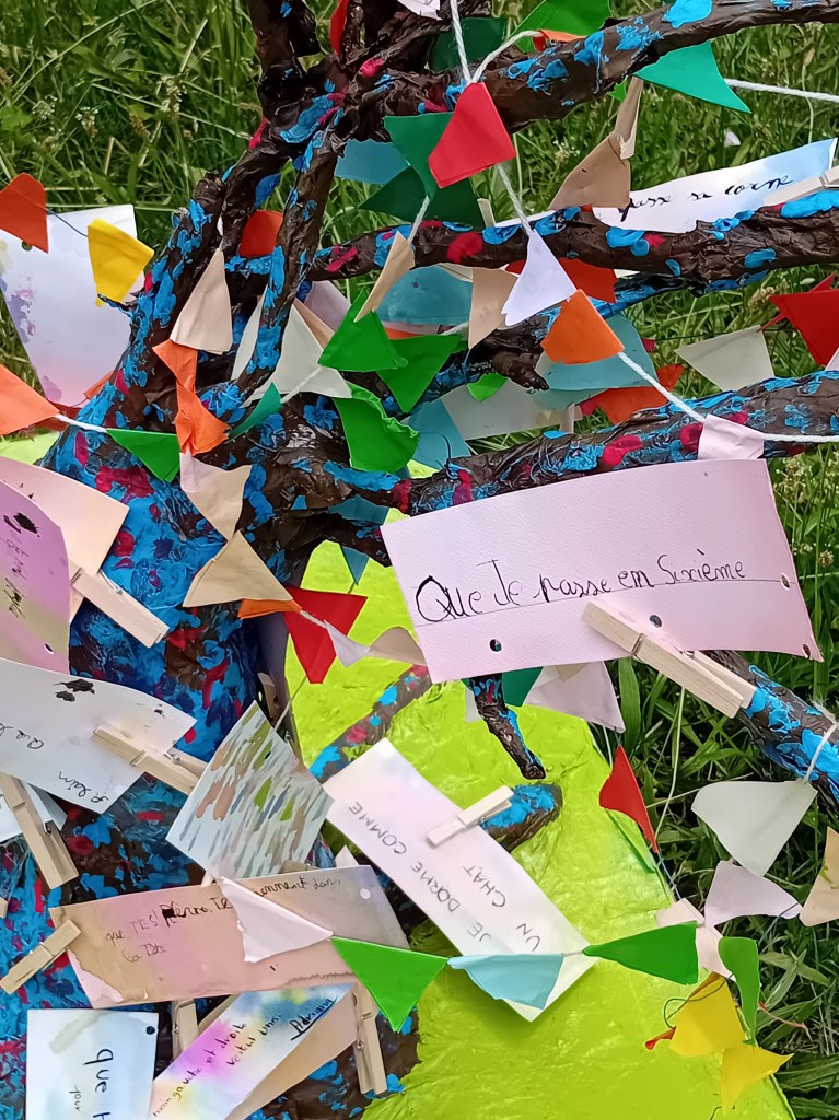 108 vœux Mélanie Leblanc, projet de poésie à l'école