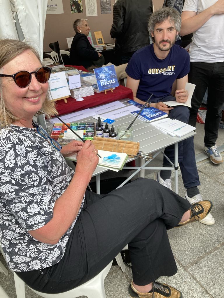 Dominique Brisson et Clément Bollenot, Le chat polaire Ici l'horizon, Marché de la poésie Paris