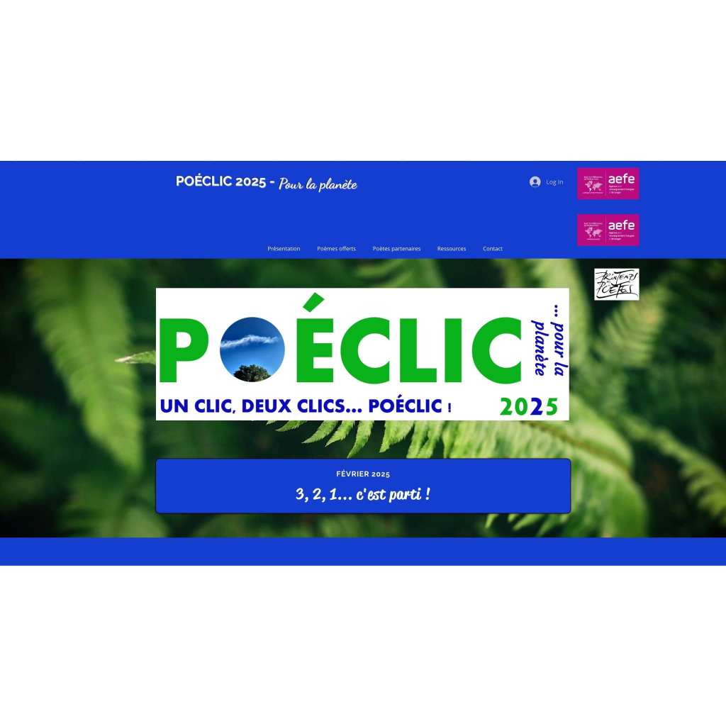 Poéclic 2025 Pour la planète