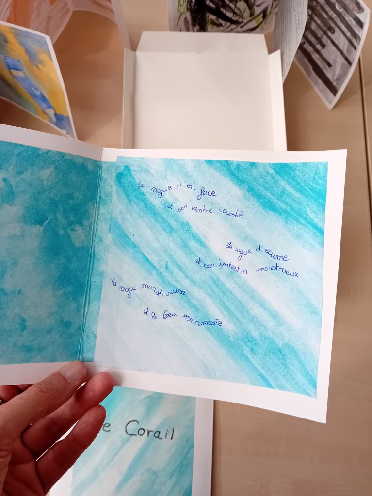 Prix Pierre Dhainaut du Livre d'artiste, réalisation des élèves