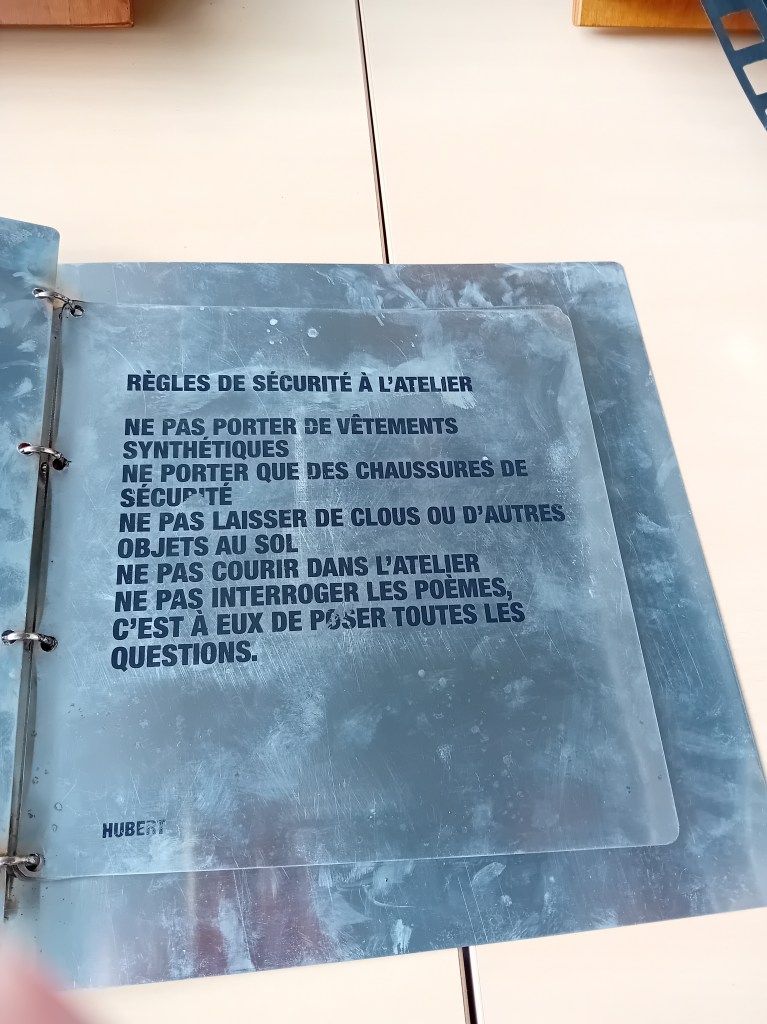 Prix Pierre Dhainaut du Livre d'artiste, réalisation des élèves