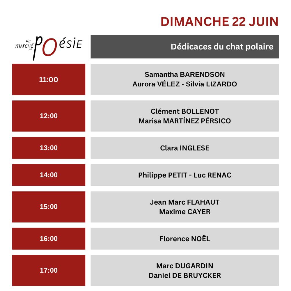 Dédicaces Le Chat polaire Marché de la poésie Paris