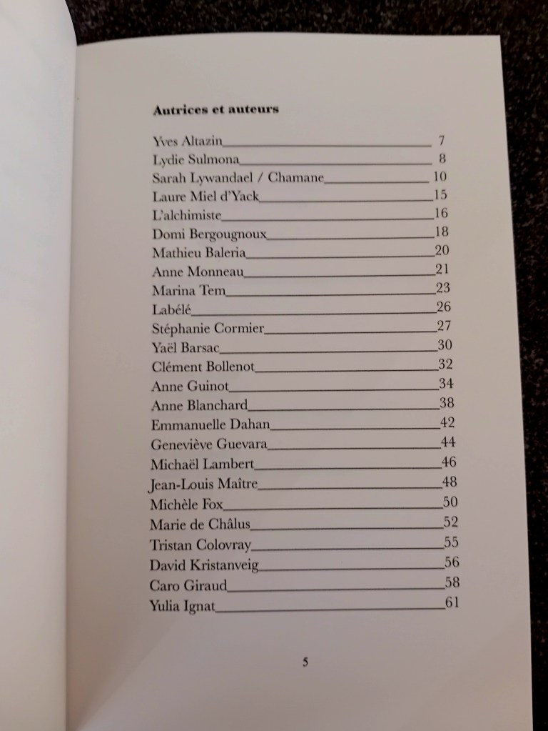 Aencrage, recueil collectif éditions les Souffleurs de Vers