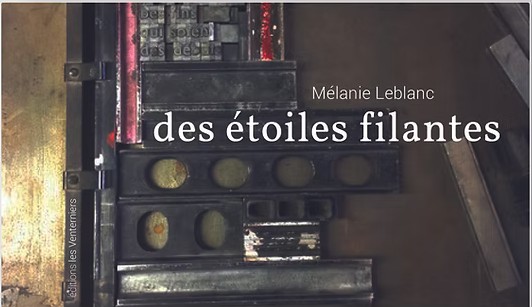 Des étoiles filantes Mélanie Leblanc Les Venterniers