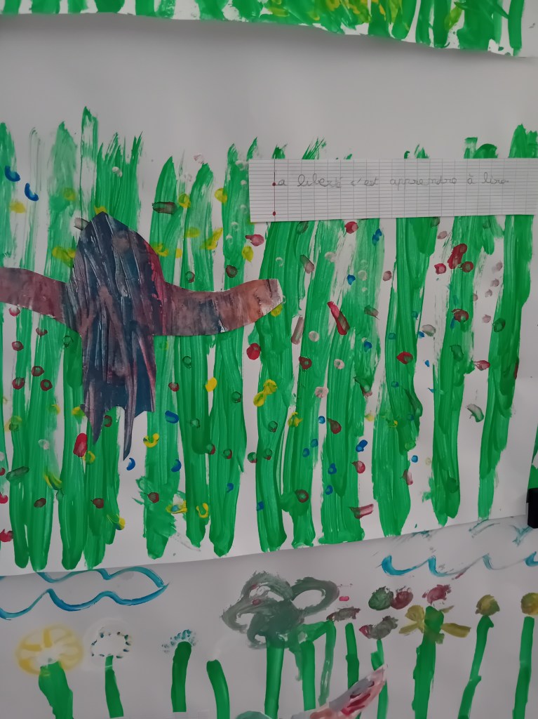 Printemps des poètes à l'école primaire : exposition poétique La Liberté