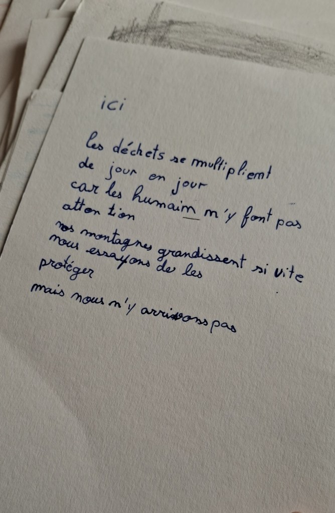 Ici l'horizon Clément Bollenot par la classe de 5e