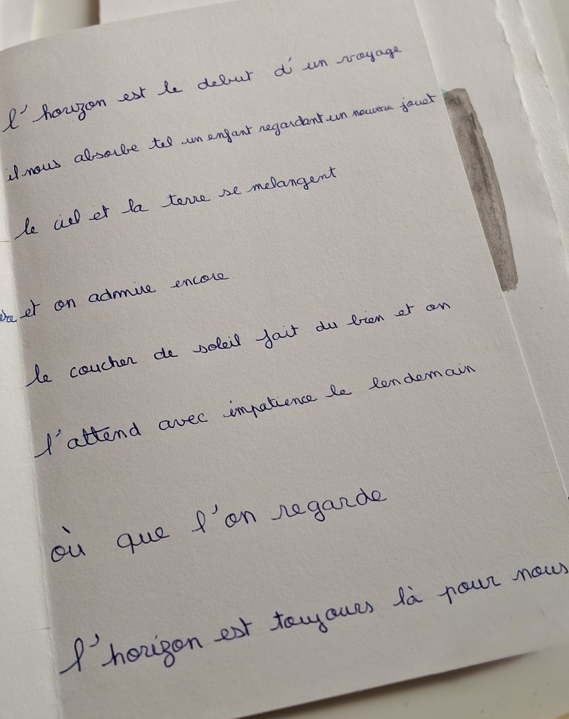 Ici l'horizon Clément Bollenot par la classe de 5e