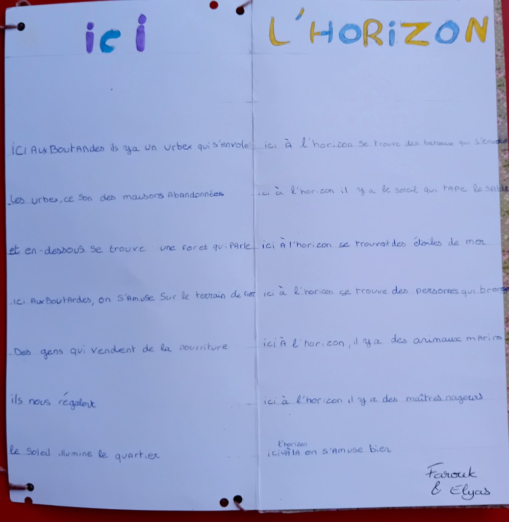 Projet poésie en classe de 5e